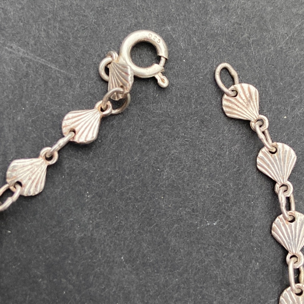 Shell Silver Bracelet - image 2